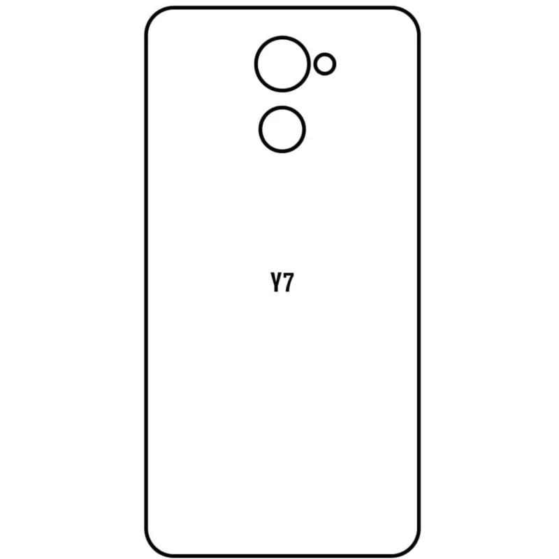 Ochranná fólia Sunshine Hydrogel pre Huawei Y7 Variant:: zadná čirá