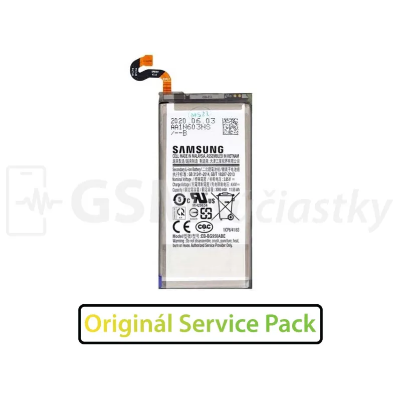 Batéria Samsung Galaxy S8, G950 - BG950ABE Variant:: Originál