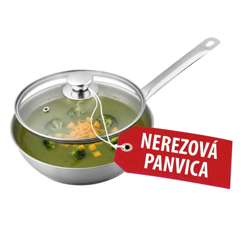 Panvica MagicHome Chloe, 24 cm, 2,5 lit., nerez