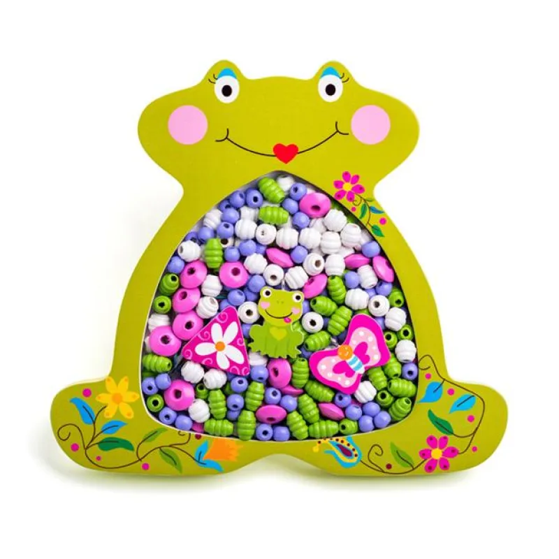 Woody Navliekacie koráliky - Žabka