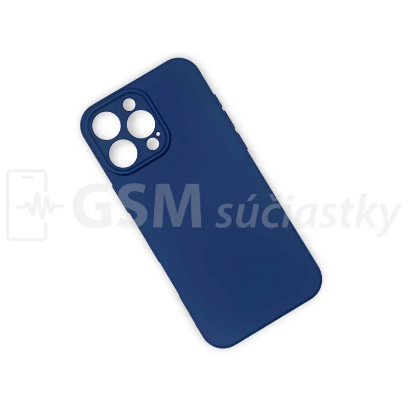 Soft Flex Silikónový kryt na mobil iPhone 16 Pro Max, Modrý