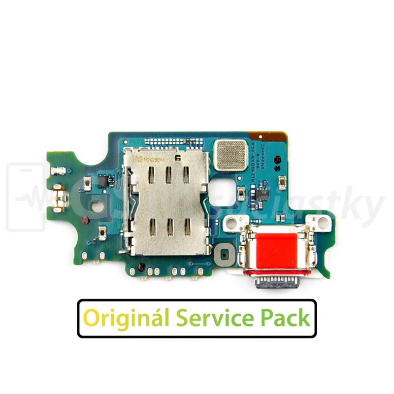 Doska nabíjania Samsung Galaxy S22+ 5G, S906 - nabíjací konektor, mikrofón