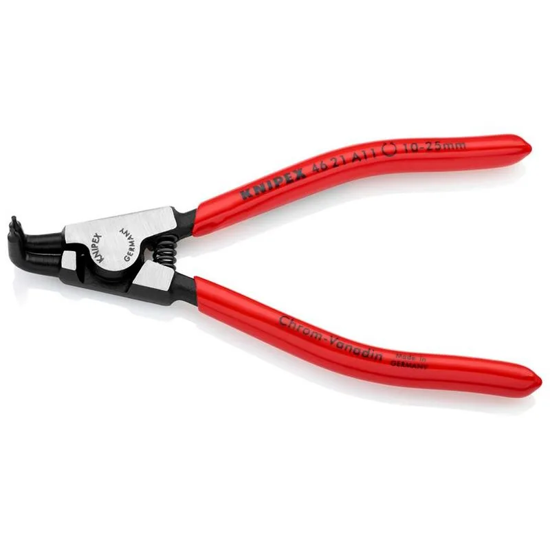 Kliešte KNIPEX 46 21 A11 – 10-25 mm, zahnuté 90°, na vonkajšie poistné krúžky
