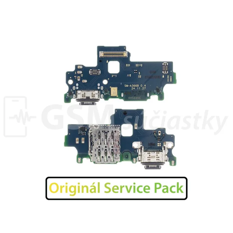 Doska nabíjania Samsung Galaxy A36 5G - nabíjací konektor, mikrofón Originál