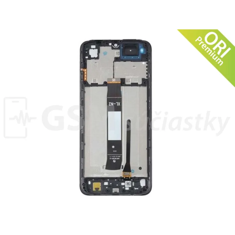 LCD Displej + Dotykové sklo Xiaomi Redmi A1, Redmi A2 Farba: Čierna + rám