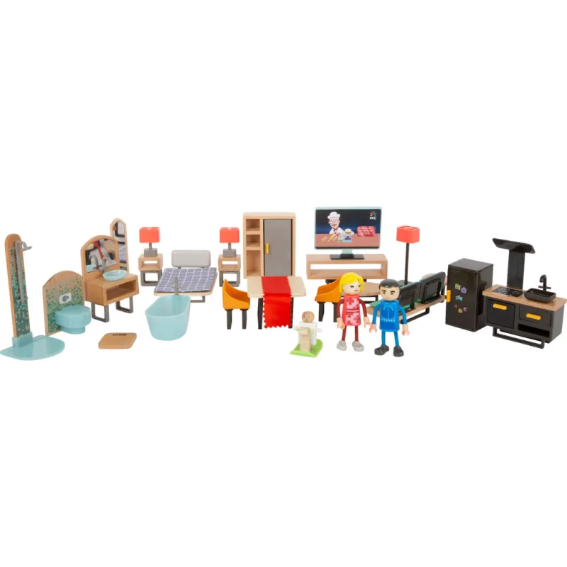 Moderná sada nábytku pre bábiky