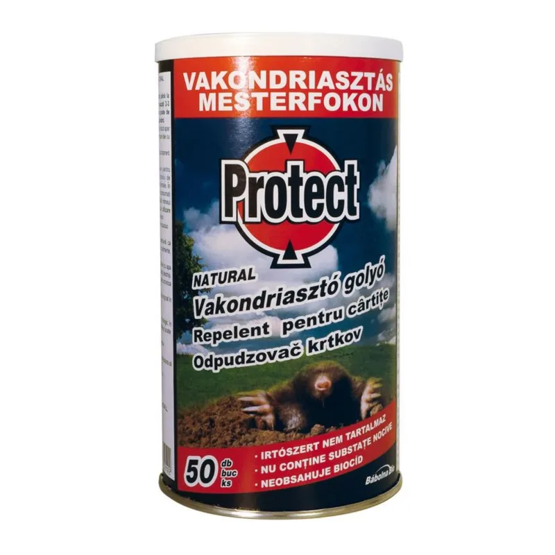 Odpudzovač krtov PROTECT NATURAL – 50 ks guličiek