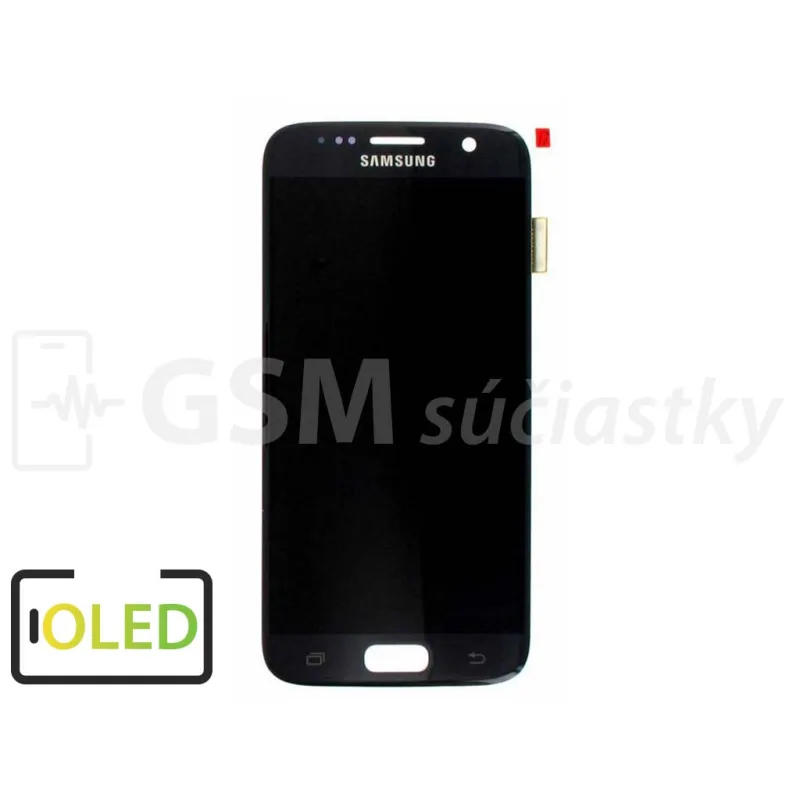LCD Displej + Dotykové sklo Samsung Galaxy S7 G930F Farba: Čierna