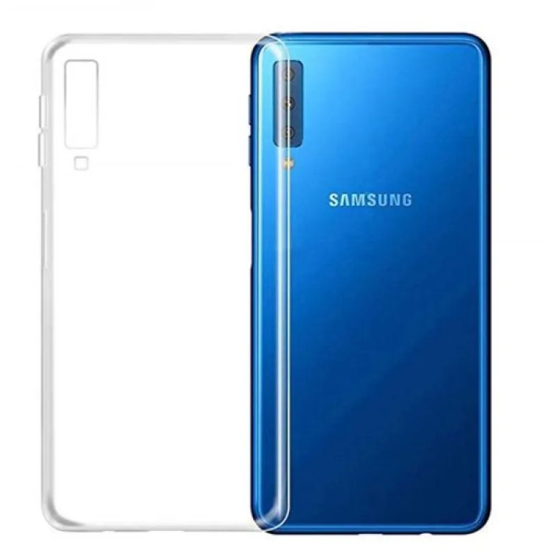 Transparentné Puzdro priesvitné silikónové Samsung A750 Galaxy A7 2018 Farba: Priesvitné 6164