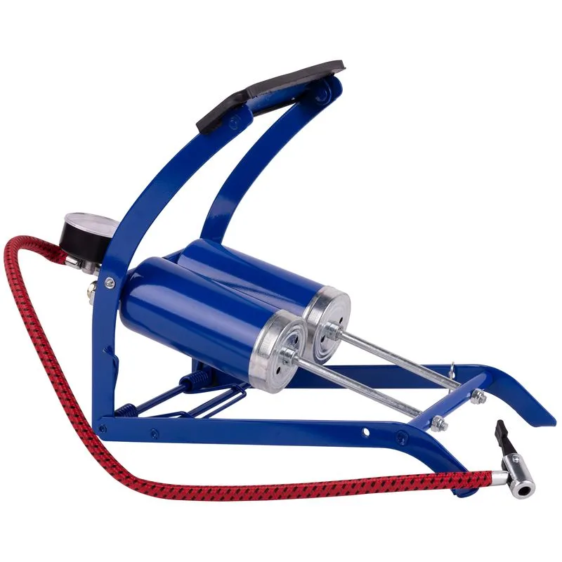 Nožná pumpa Akola FAP970, dvojpiestová, s manometrom