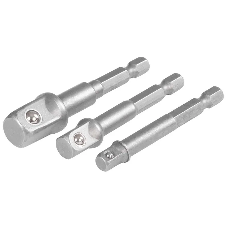 Sada adaptérov Strend Pro, do vŕtačky, 1/4", 3/8", 1/2"