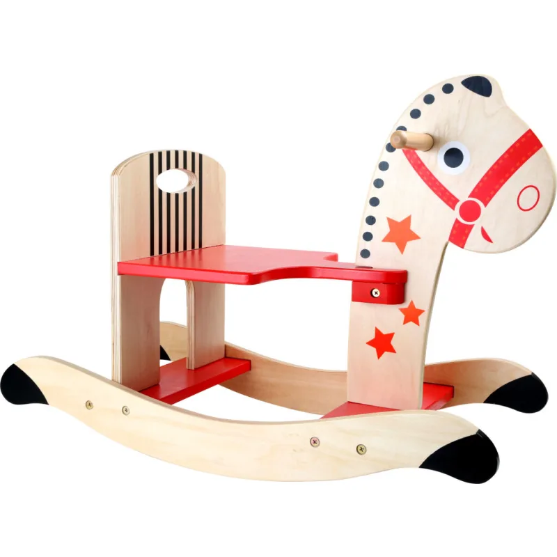 Drevený hojdací kôň Hviezda