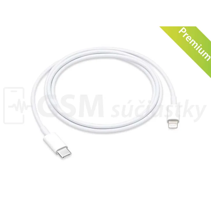 Originál dátový a nabíjací kábel Apple iPhone Lightning / Type-C Farba: OEM