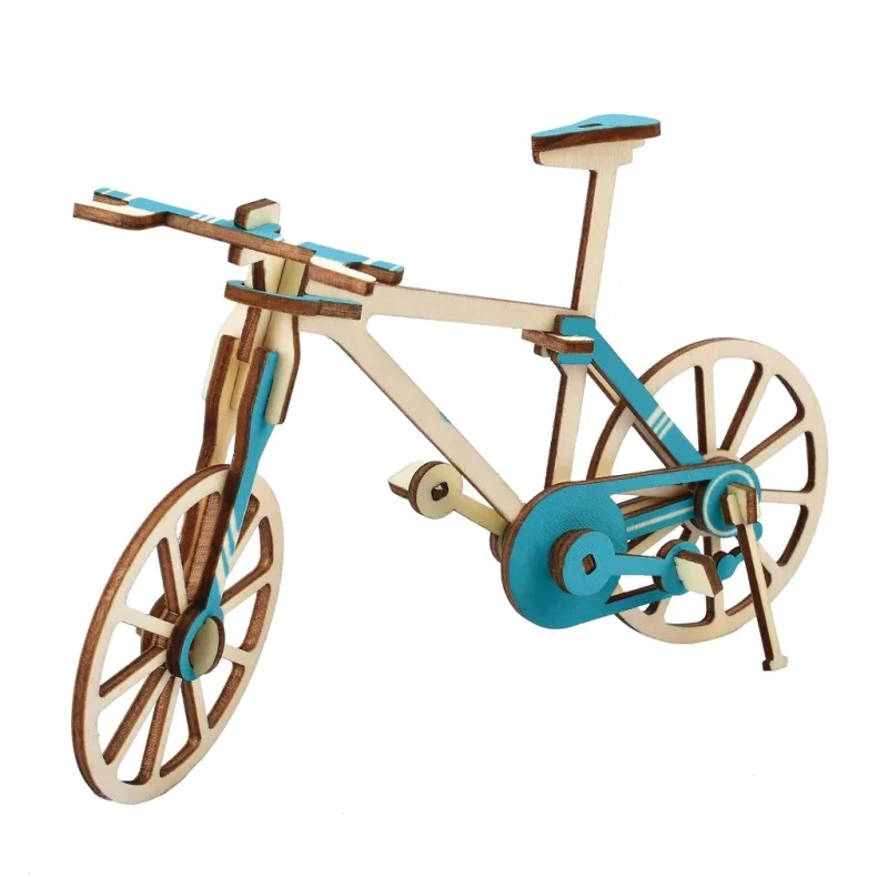 Woodcraft Drevené 3D puzzle Bicykel