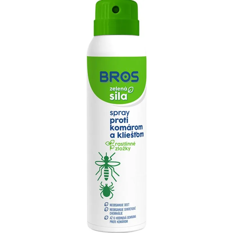 Sprej proti komárom a kliešťom Bros, 90ml