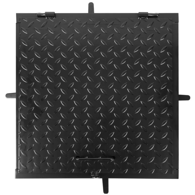 Poklop na žumpu MC60, 600x600 mm, kanálový, čierny