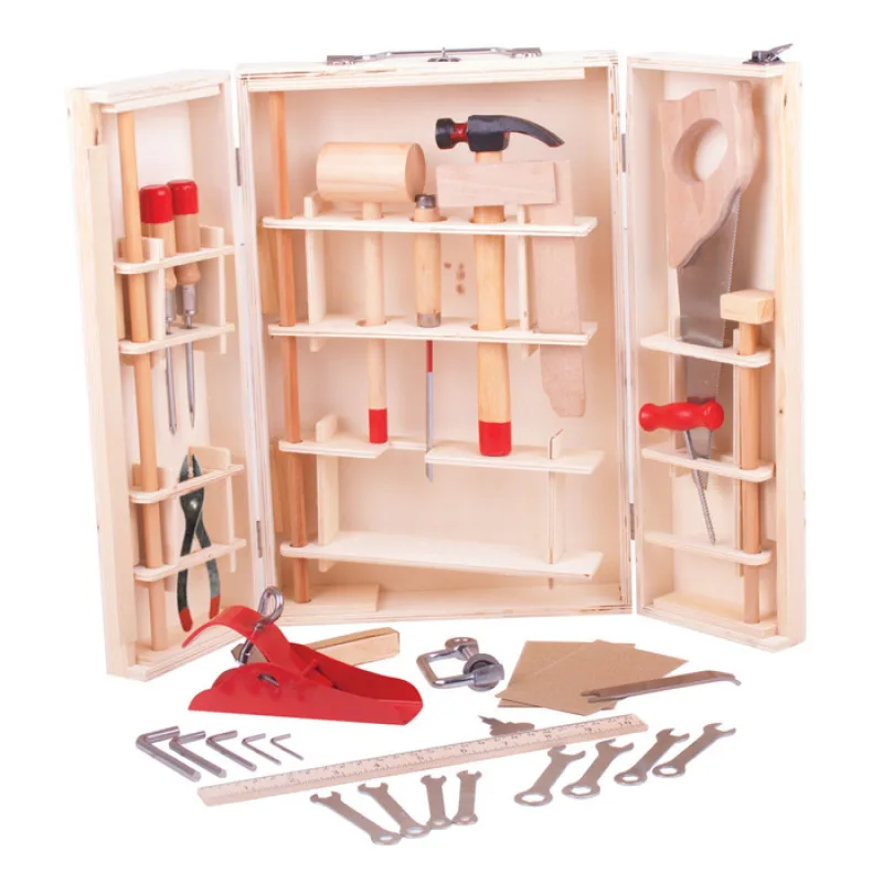 Bigjigs Toys Drevený kufrík s náradím Junior