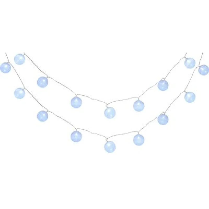 Vianočné osvetlenie reťaz Cottonball, 16 LED, studená biela, 3 m