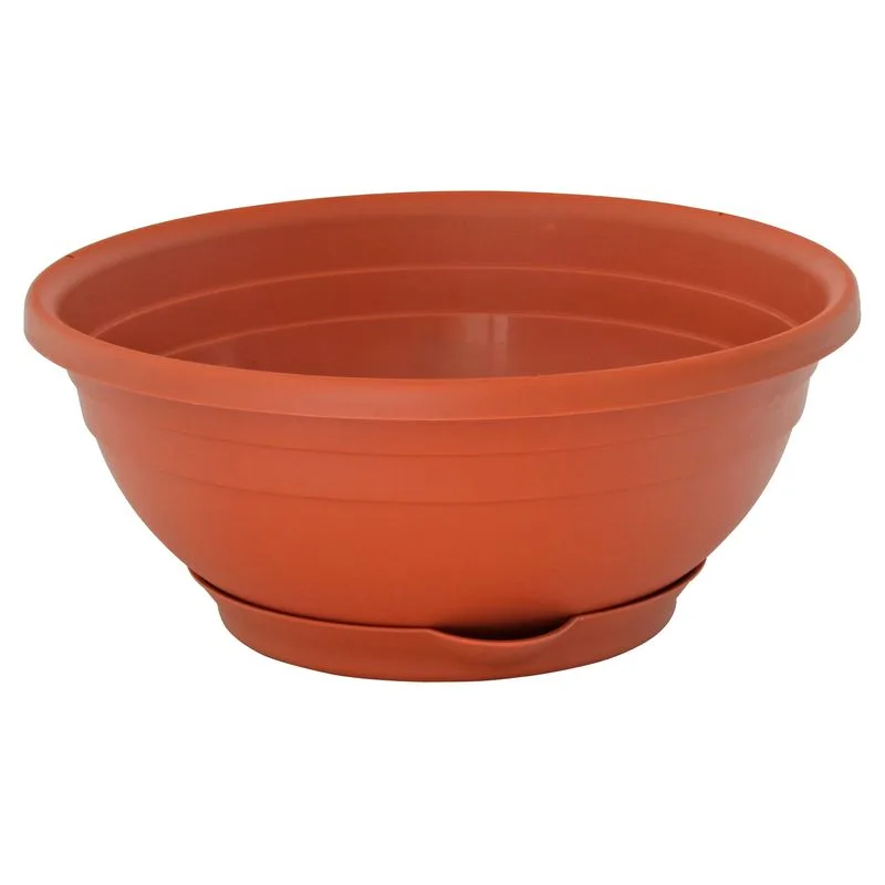 Kvetináč ICS SERENELLA 25x10 cm, hnedý