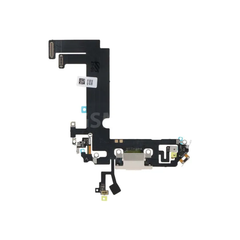 Flex kábel nabíjania iPhone 12 Mini - nabíjací konektor, mikrofón Farba: Biela