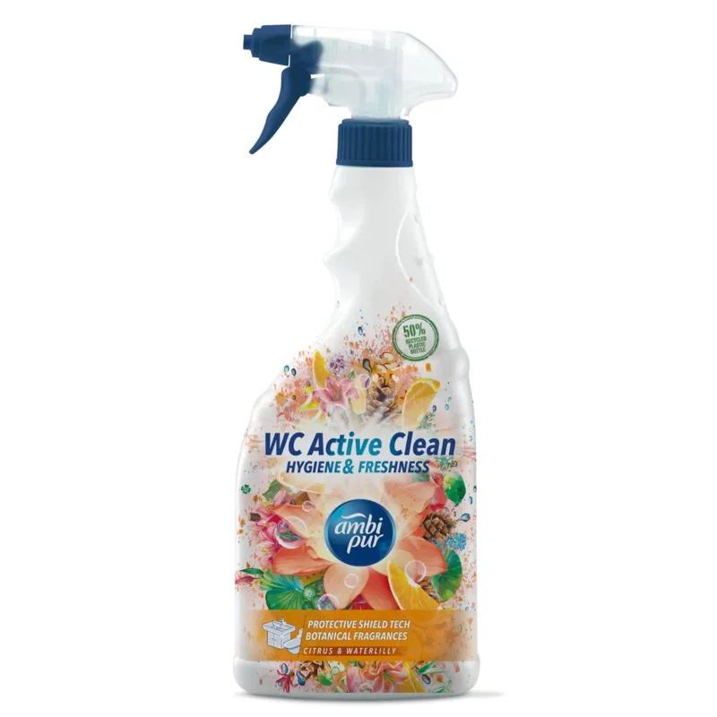 Ambi Pur WC Active sprej Citrón & Lekno 750 ml