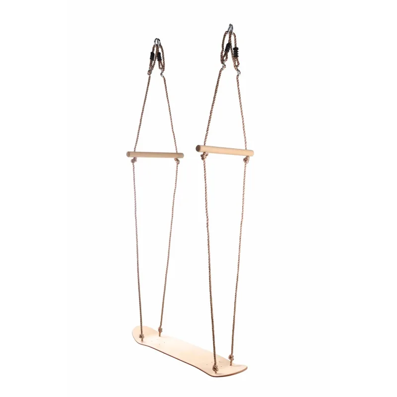 Dvěděti Drevená hojdačka skateboard