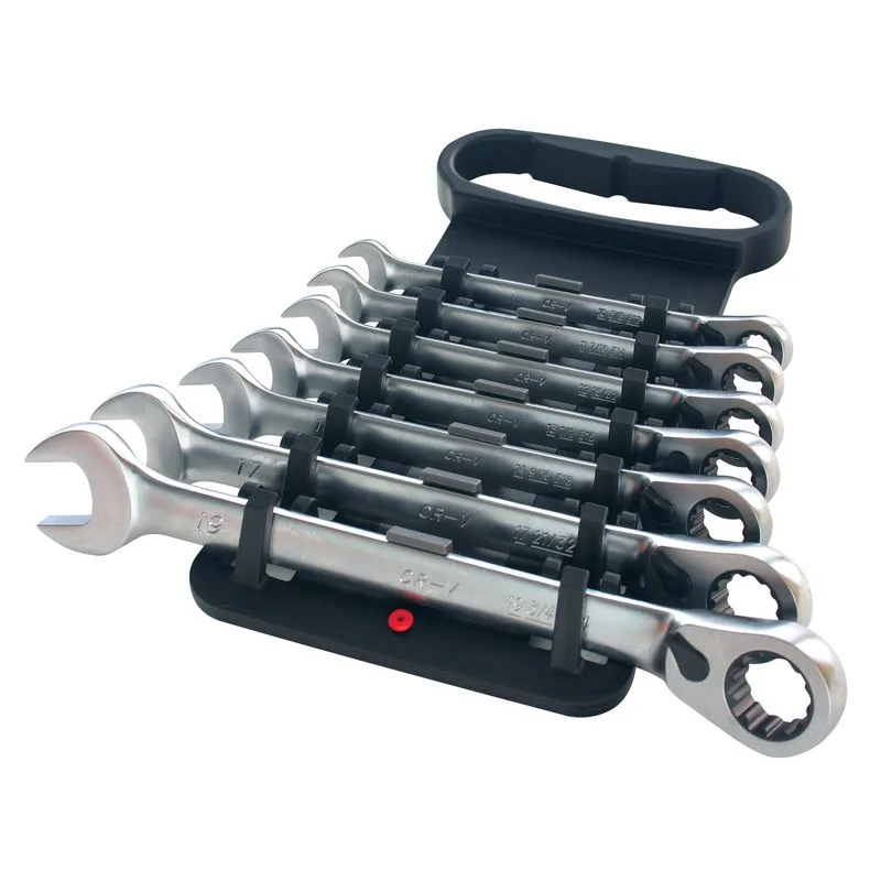 Sada kľúčov HONITON 1507HGCWH2E – 7-dielna, očkoploché, račňové