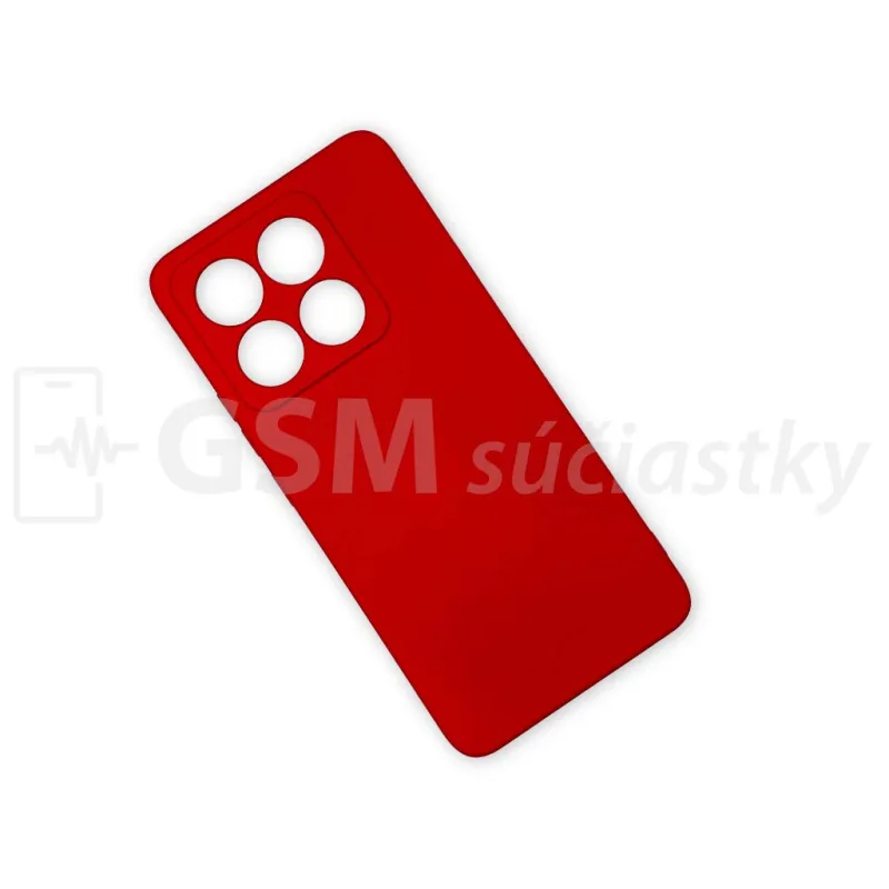 Soft Flex Silikónový kryt na mobil Xiaomi 14T, Červený