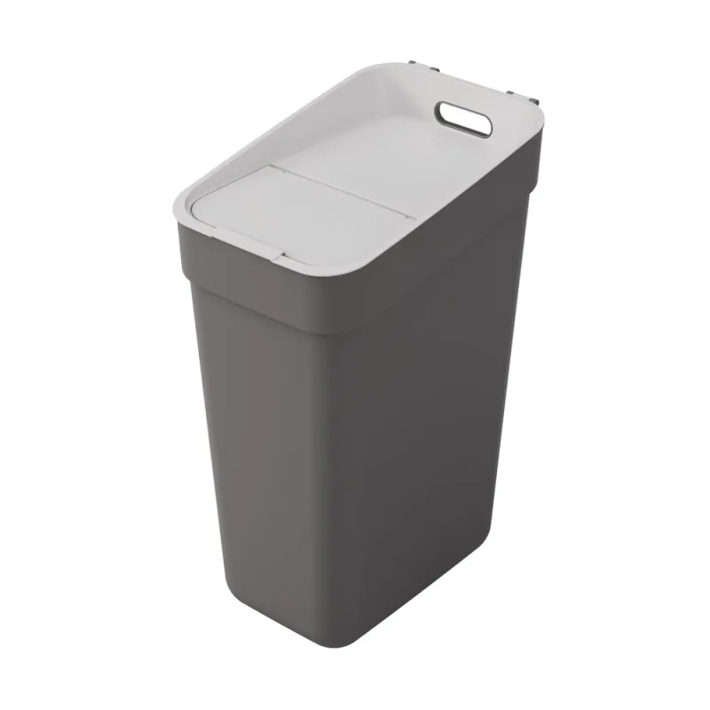 Kôš na odpadky Curver READY TO COLLECT 30L, tmavý sivý