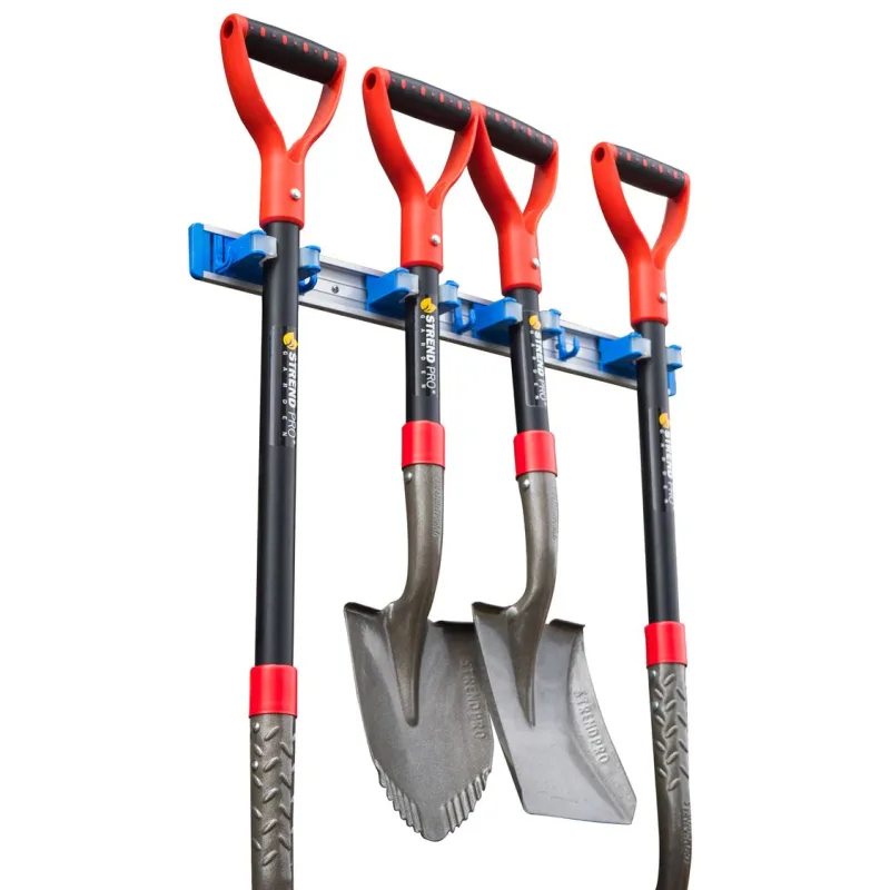 Držiak na náradie a násady TT5039, Alu + plast, 4 pozície, na stenu