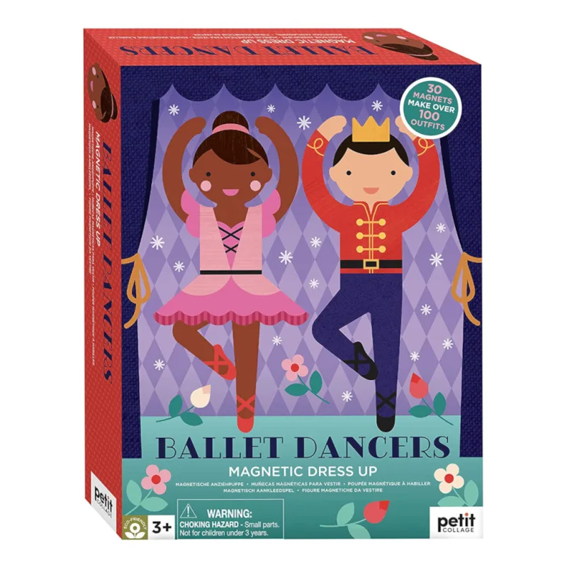 Petitcollage Magnetické obliekanie Baletní tanečníci