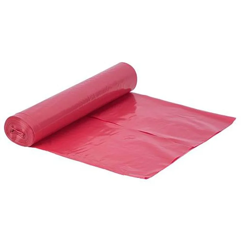 Vrecia na odpad ROLO LDPE T711.05, červené, 120 l, 15 ks