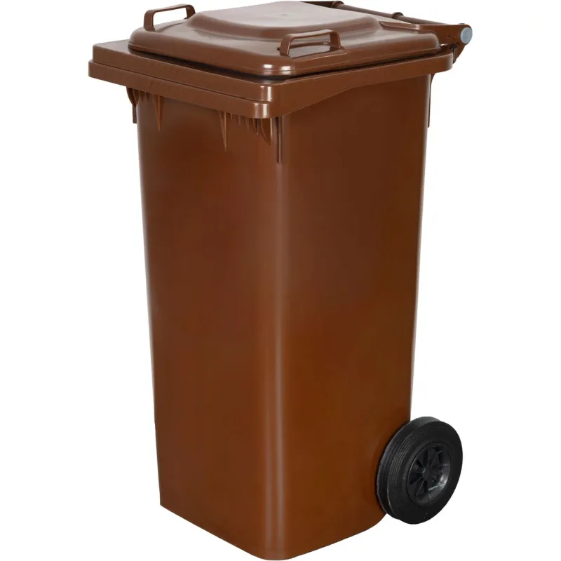 Smetná nádoba ICS GB2 120 l, plastová, hnedá, HDPE