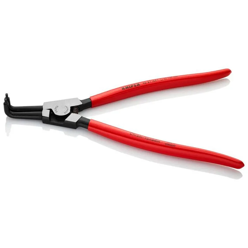 Kliešte KNIPEX 46 21 A41 – 85-140 mm, zahnuté 90°, na vonkajšie poistné krúžky
