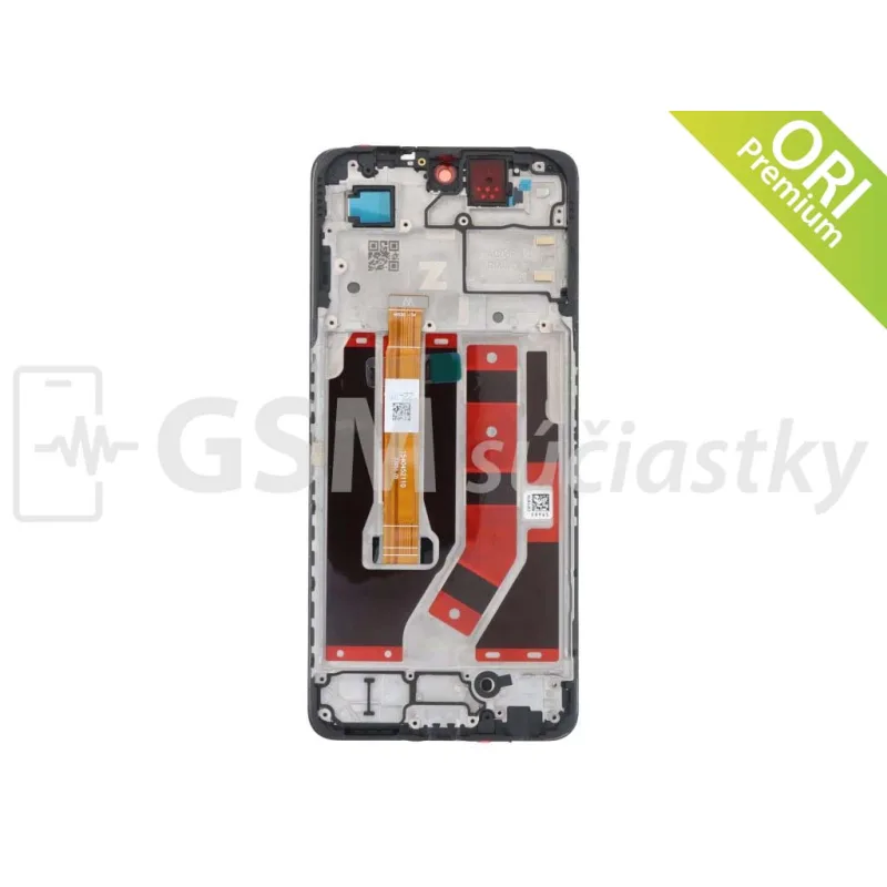 LCD displej a Dotykové sklo a rám Oppo A98 Farba: Čierna