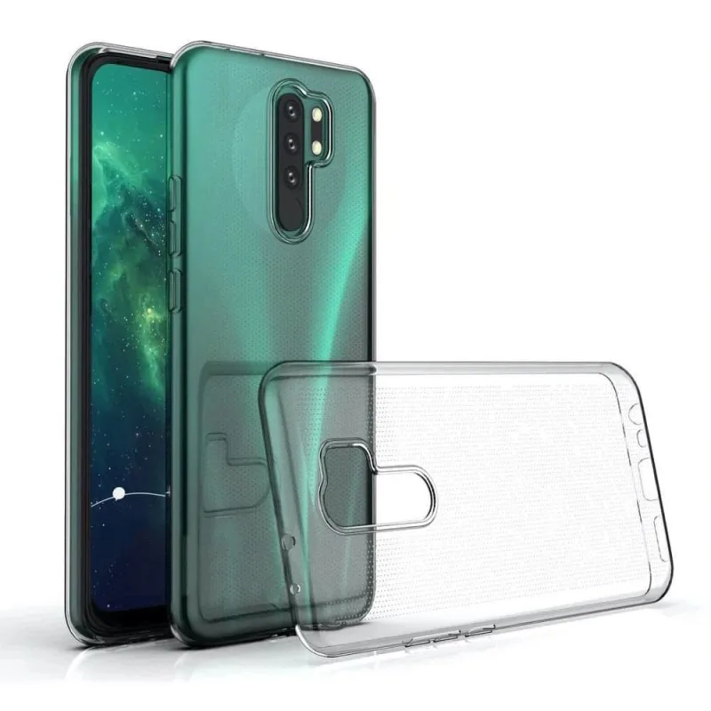 Transparentné Puzdro priesvitné silikónové Xiaomi Redmi 9 Farba: Priesvitné 6815