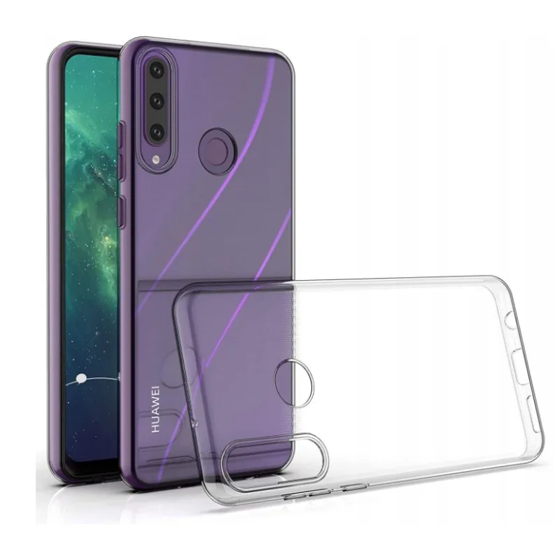 Transparentné Puzdro priesvitné silikónové Huawei Y6p Farba: Priesvitné 6872