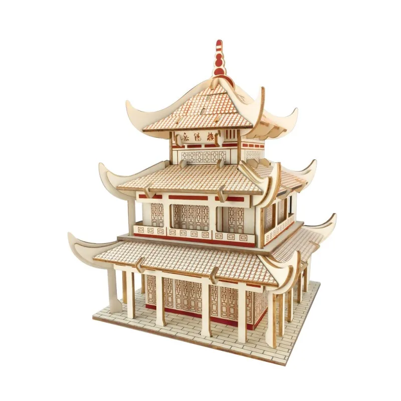 Woodcraft Drevené 3D puzzle Yueyang Tower
