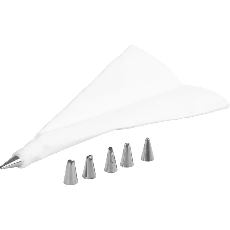 Cukrárske vrecko na zdobenie MagicHome, 6 špičiek, 20x34 cm