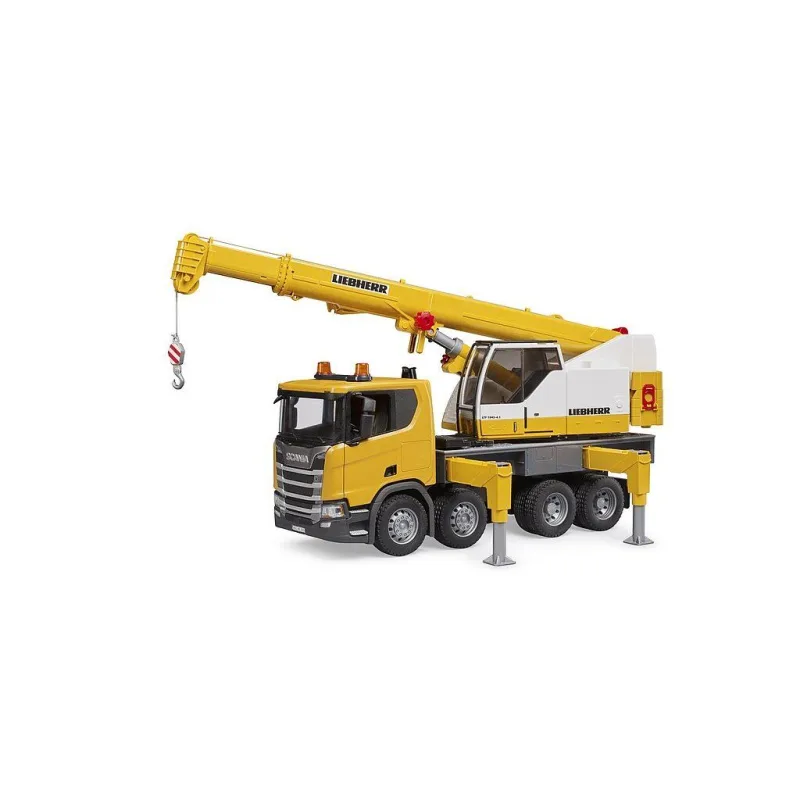 Bruder Nákladné auto Scania so žeriavom Liebherr