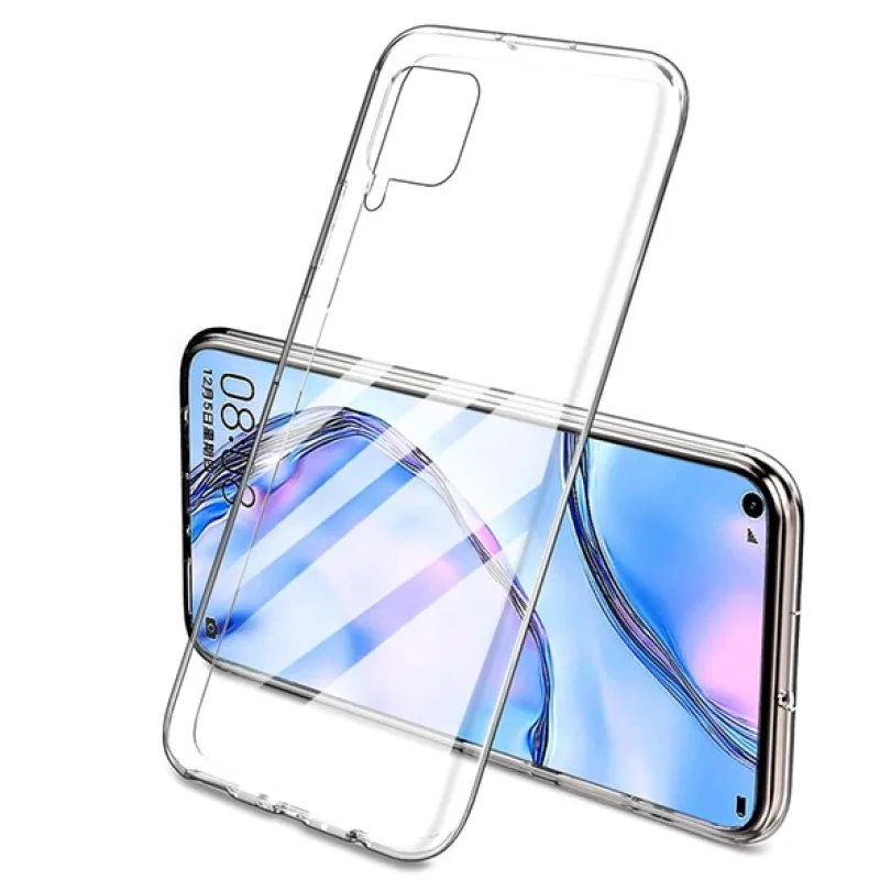 Transparentné Puzdro priesvitné silikónové Huawei P40 Lite Farba: Priesvitné 6802