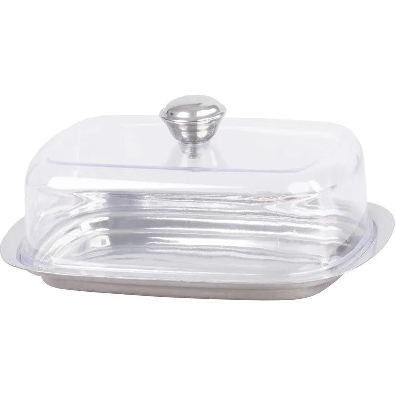 Dóza na maslo MagicHome, nerez, 11,5x15,5 cm, 500 ml