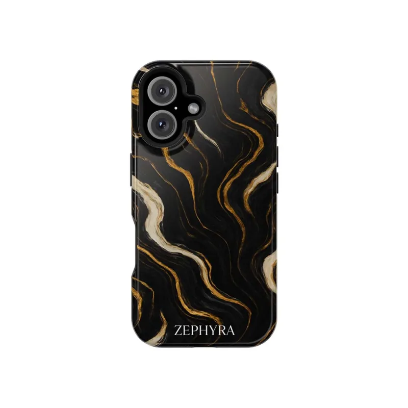 ZEPHYRA Noir Luxe Marble - iPhone 16 Kryt