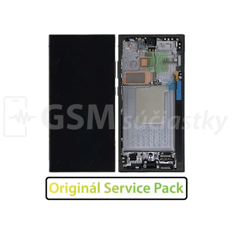 LCD displej + Dotykové sklo a rám Samsung S928 Galaxy S24 Ultra