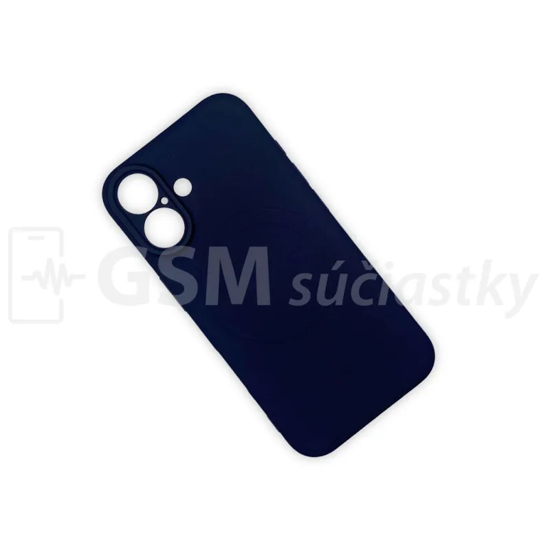 MagSafe Silikónový kryt s magnetickým nabíjaním Apple iPhone 16, Čierny