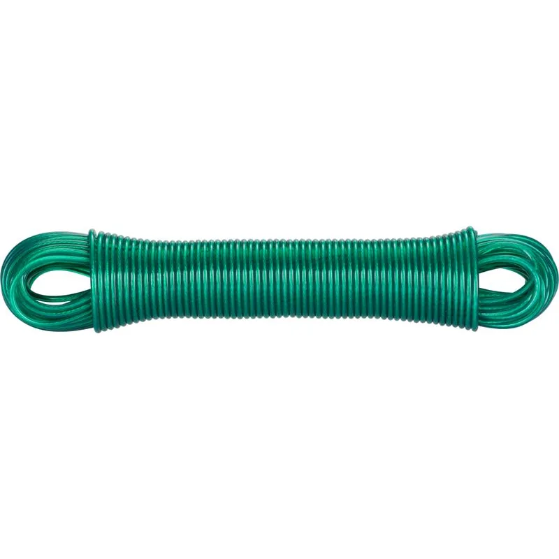 Šnúra na prádlo ROPE PVC WiCo 30 m, 4 mm, oceľové jadro