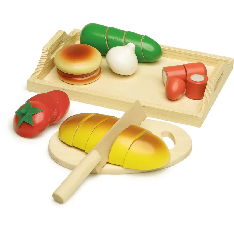 Drevená potraviny na krájanie Desiata