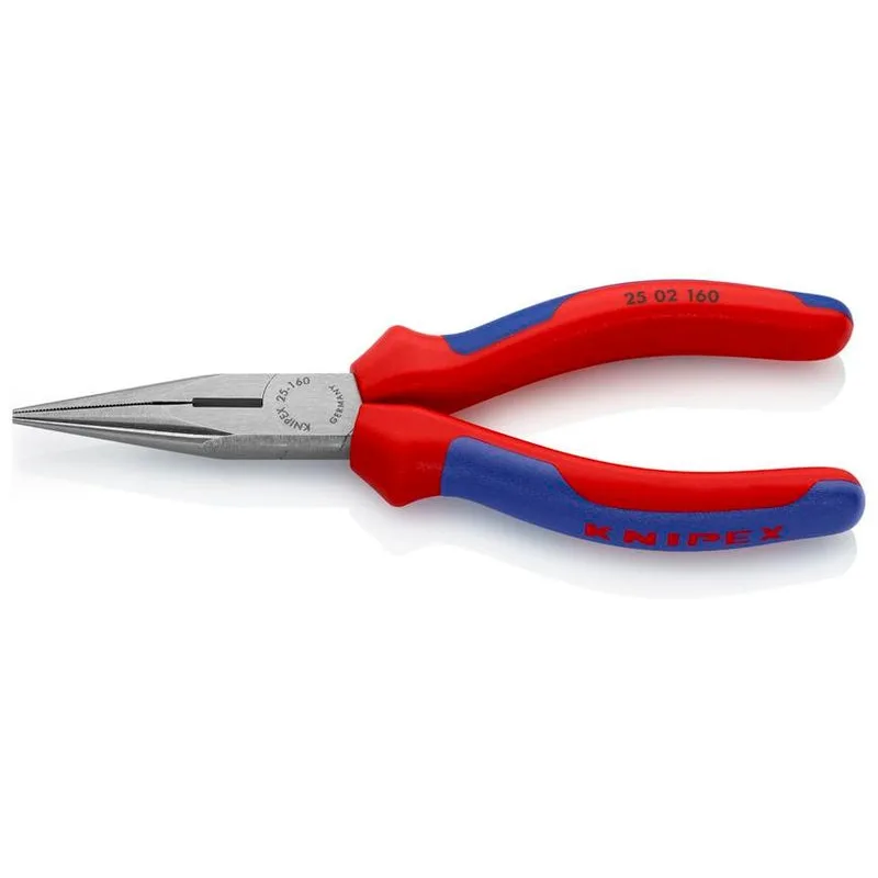 Kliešte KNIPEX 25 02 160 – 160 mm, polgulaté, rovné, pre radiotechniku