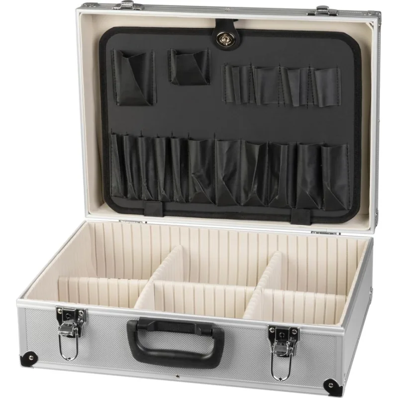 Kufor na náradie Strend Pro ATB80, hliníkový, uzamykací, 45×33×15 cm