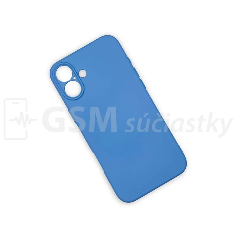 Soft Flex Silikónový kryt na mobil iPhone 16 Plus, Svetlo Modrý